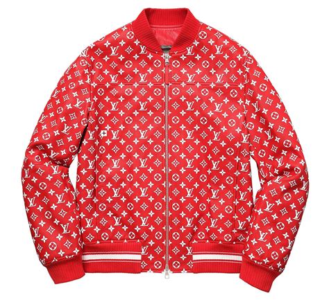 supreme lv bomber jacket replica|supreme x louis vuitton.